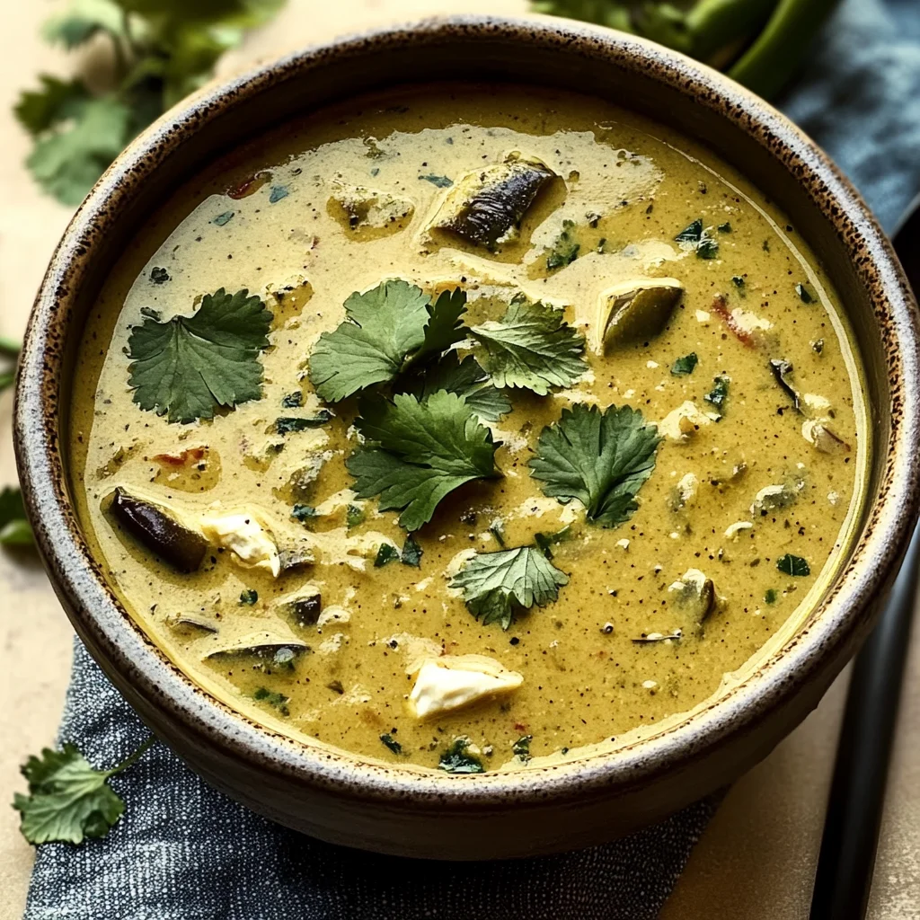 Mouthwatering Roasted Poblano Soup for Ultimate Comfort