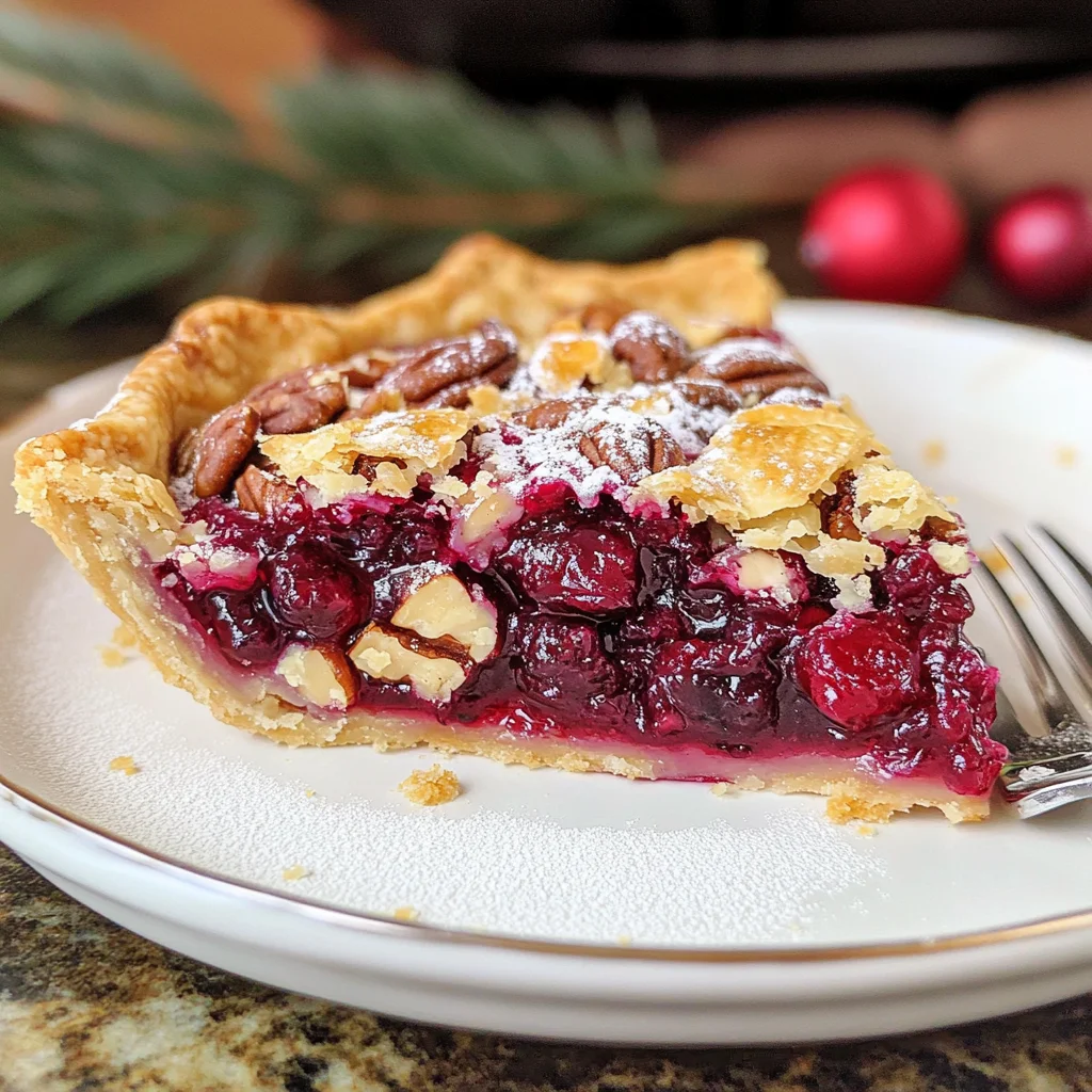 Nantucket Holiday Cranberry Pie