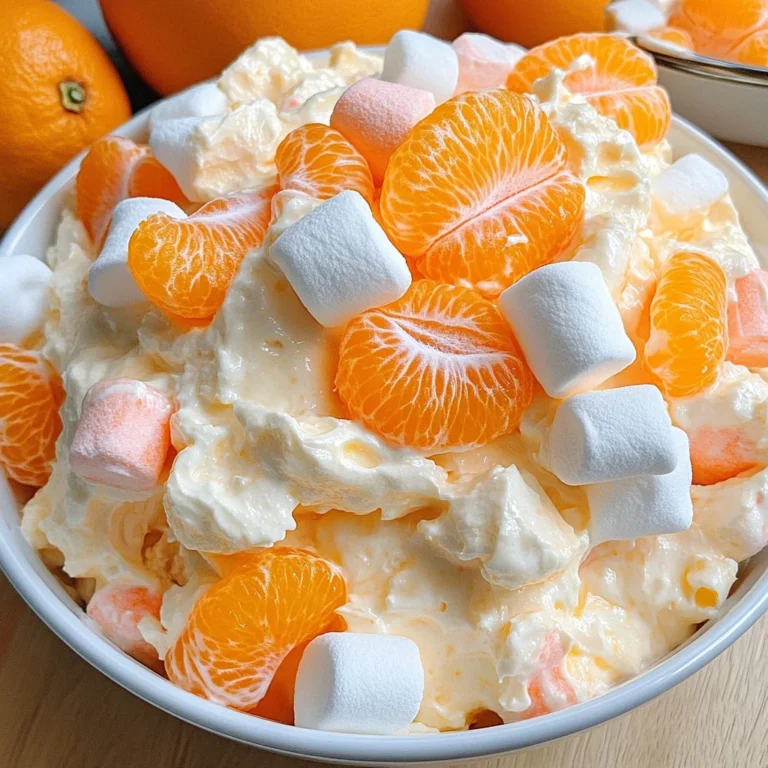 Orang Creamsicle Fluff Salad