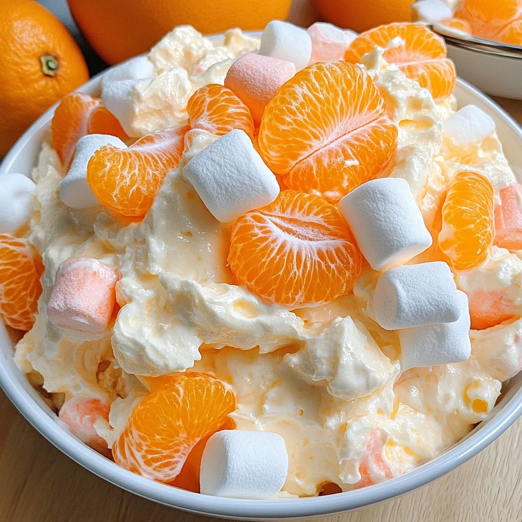 Orang Creamsicle Fluff Salad