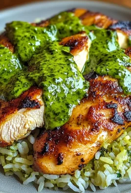 Peruvian Chicken And Rice with Green Sauce