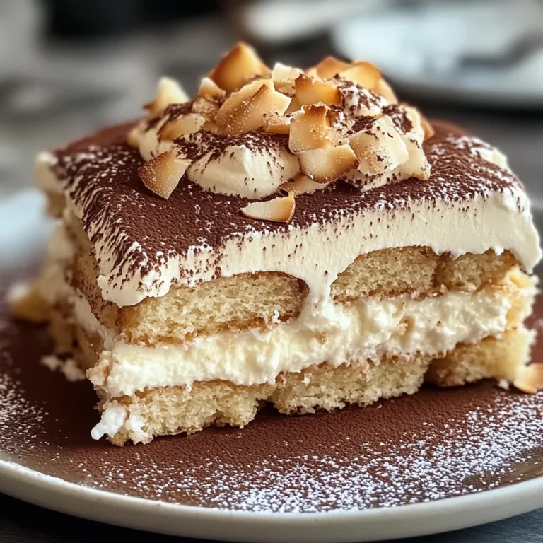 Raffaello Coconut Tiramisu