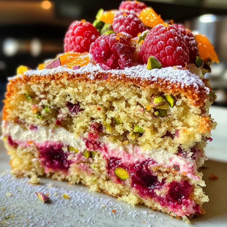 Raspberry Orange Pistachio Ricotta Cake: A Flavor Delight