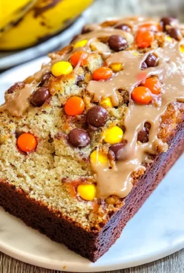 Reese's Pieces Peanut Butter Banana Bread