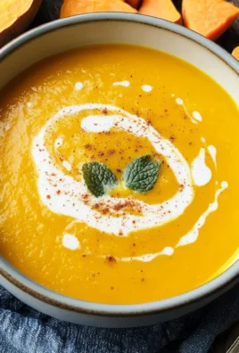 Roasted Butternut, Sweet Potato and Carrot Soup
