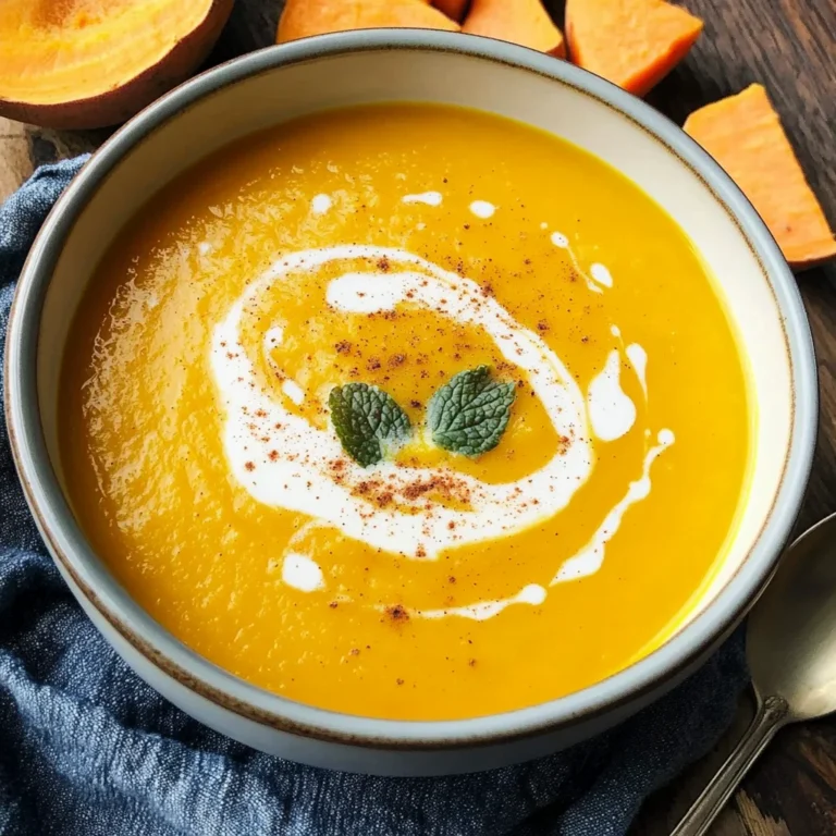 Roasted Butternut, Sweet Potato and Carrot Soup