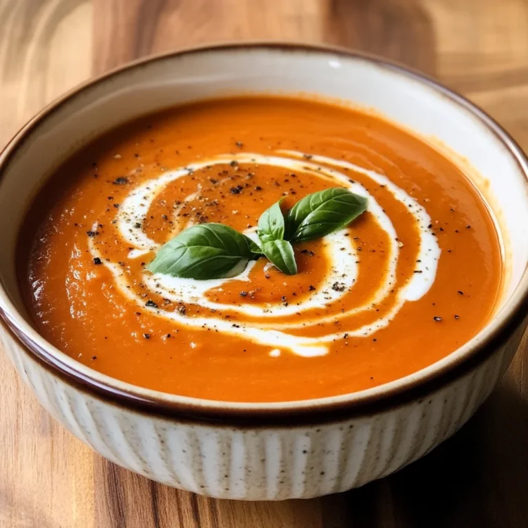 Roasted Tomato and Red Pepper Soup