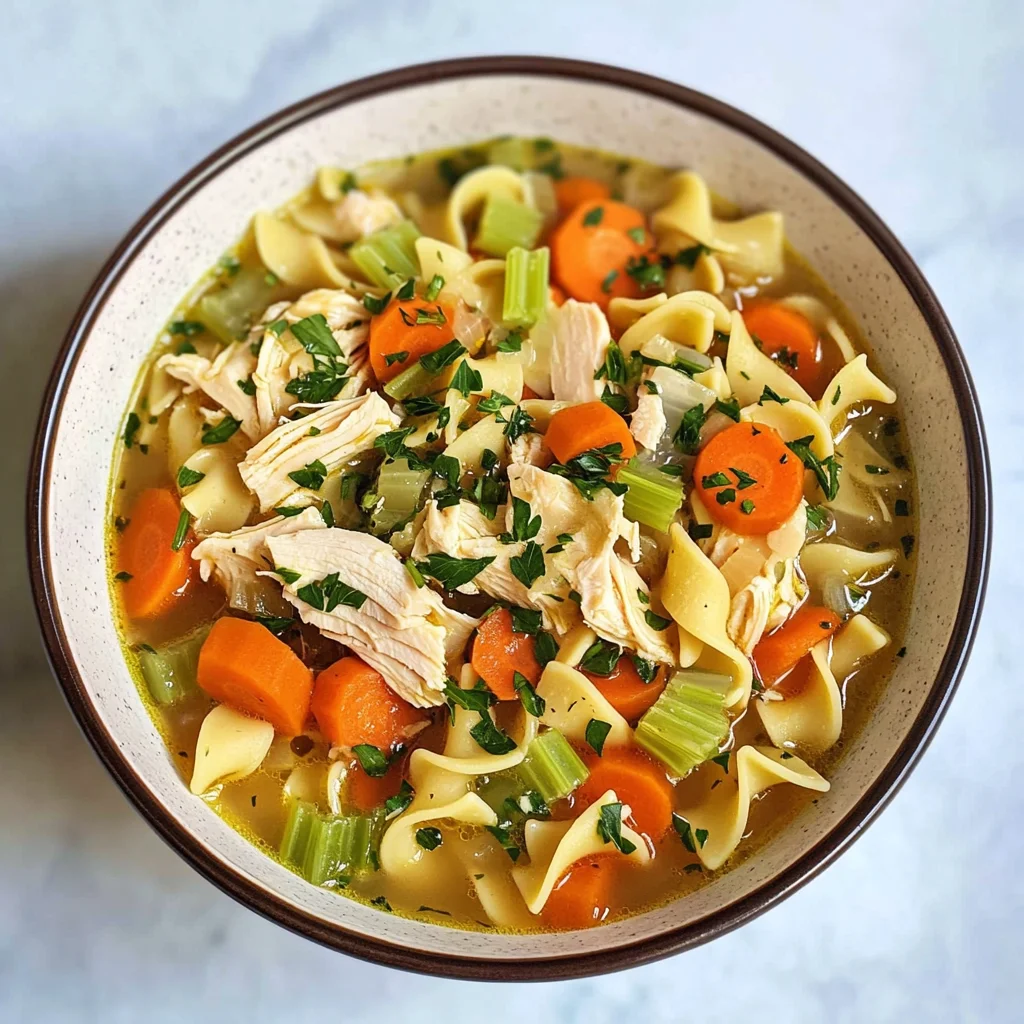 Slow Cooker Chicken Noodle Soup