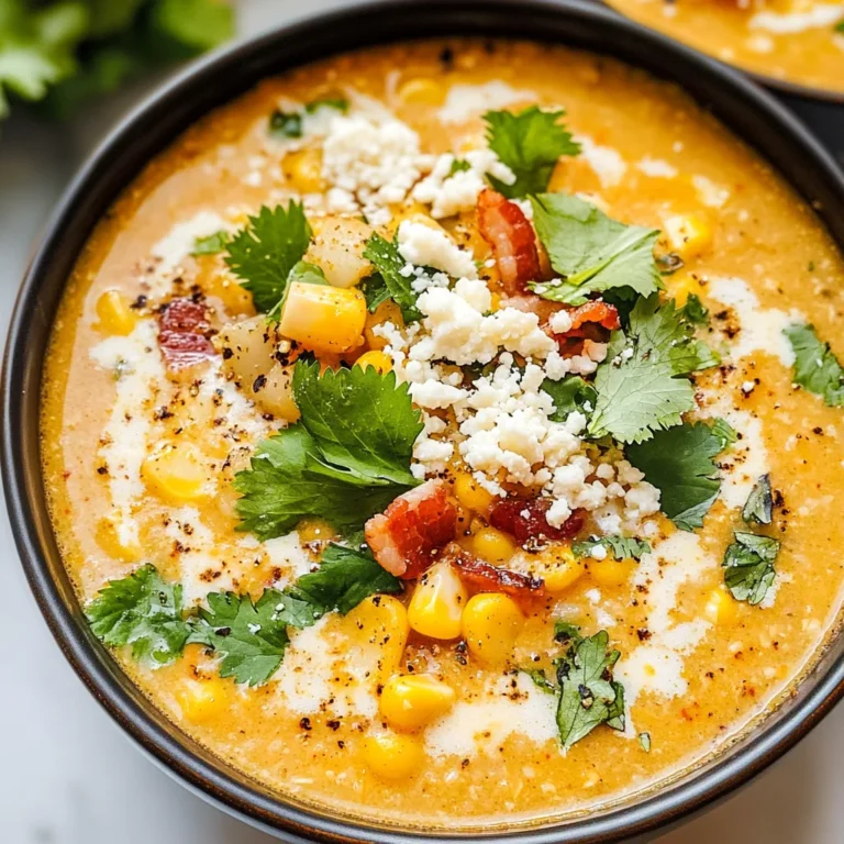 Slow Cooker Mexican Street Corn Soup
