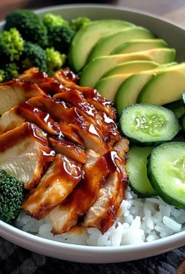 Teriyaki Chicken Rice Bowl with Fresh Veggies