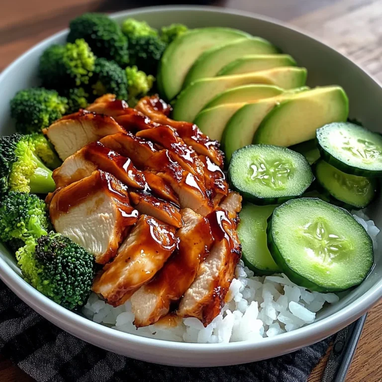 Teriyaki Chicken Rice Bowl with Fresh Veggies