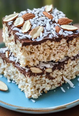 Almond Joy Krispie Treats