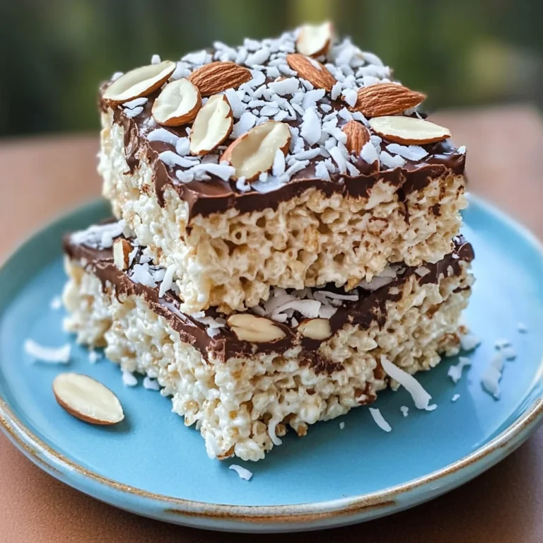 Almond Joy Krispie Treats