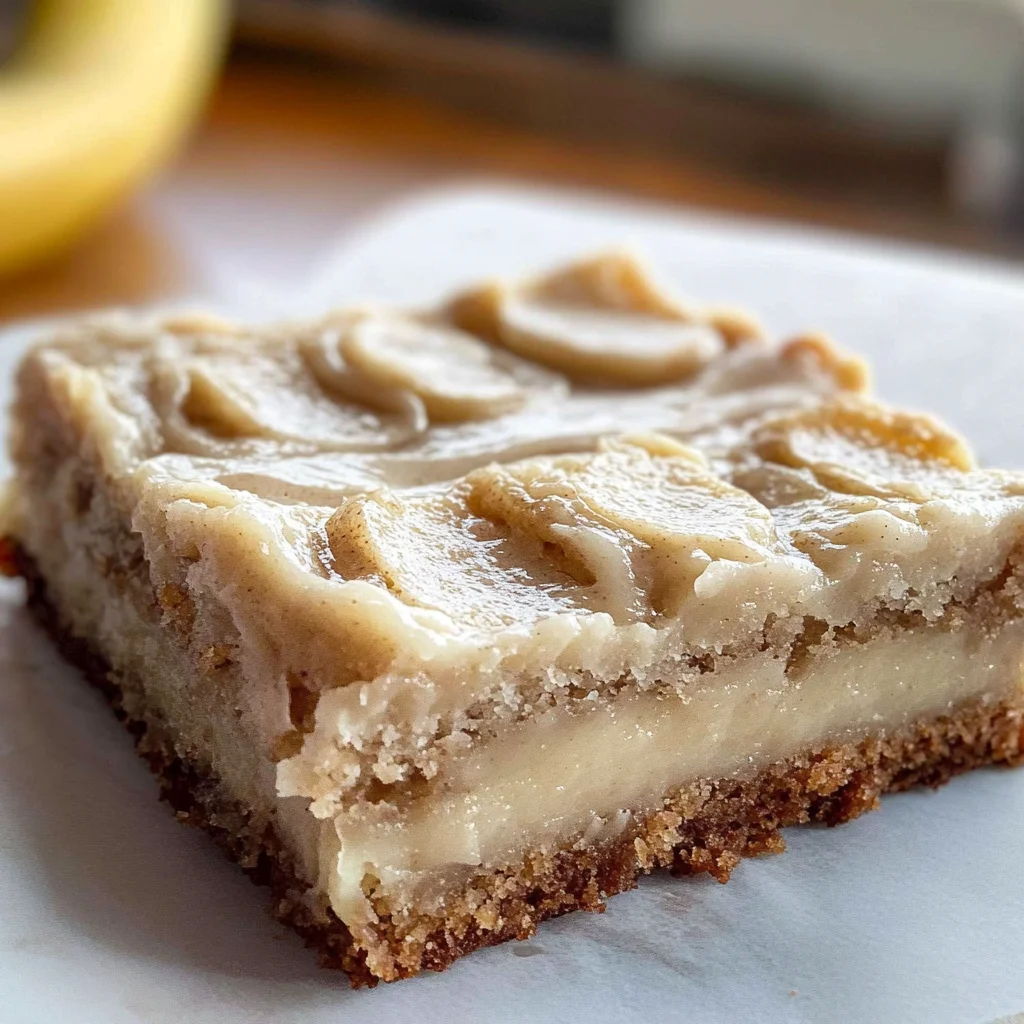 Banana Bars with Brown Butter Icing
