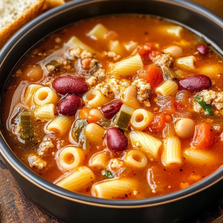 Copycat Olive Garden Pasta e Fagioli Soup