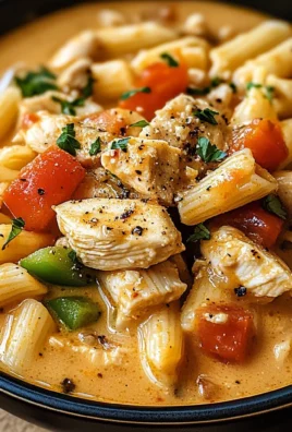 Creamy Cajun Chicken Pasta Soup
