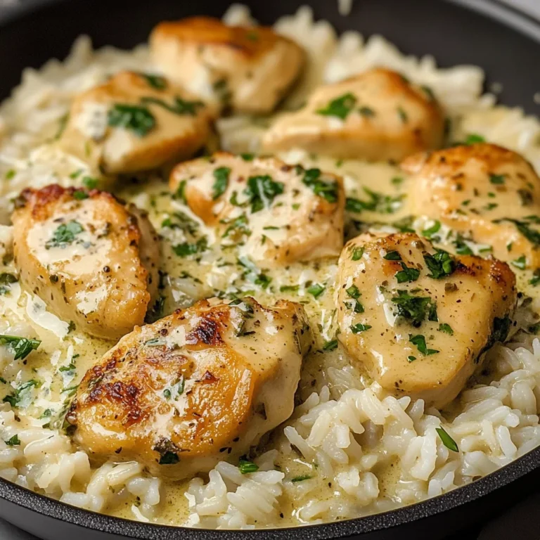 Creamy Herb Chicken & Basmati Rice – A Comforting, Flavor-Packed One-Pan Meal