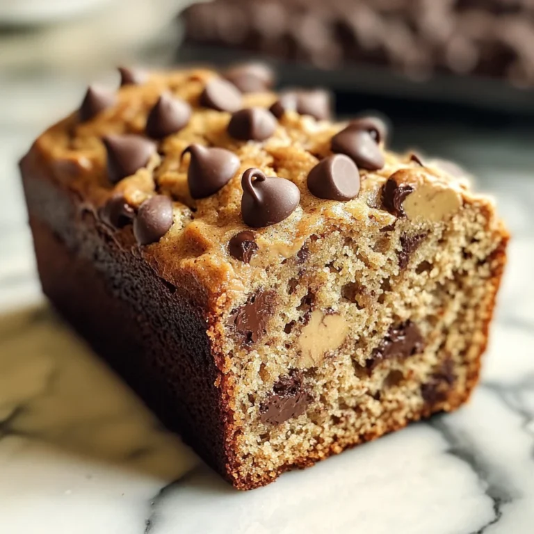 Easy Peanut Butter Chocolate Chip Banana Bread Recipe