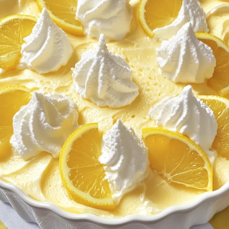 Fresh Lemon Mousse