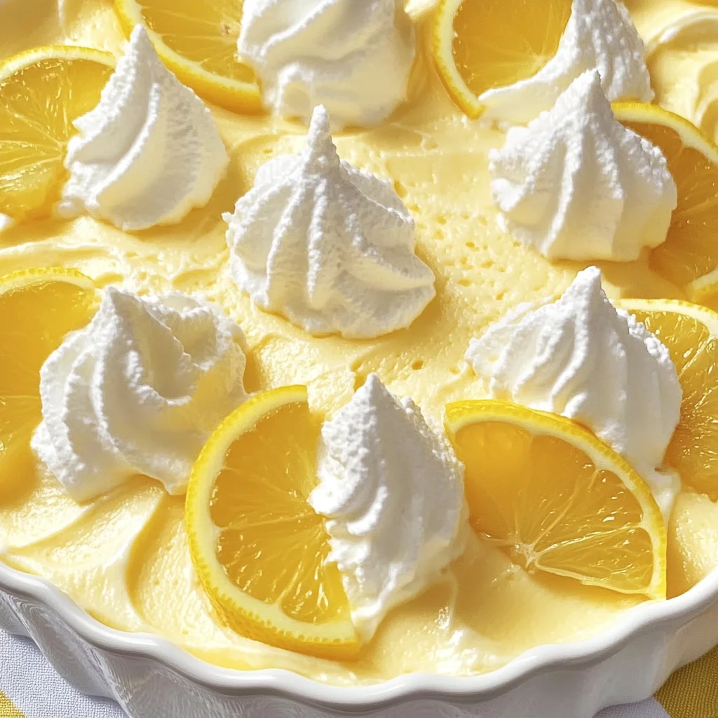 Fresh Lemon Mousse