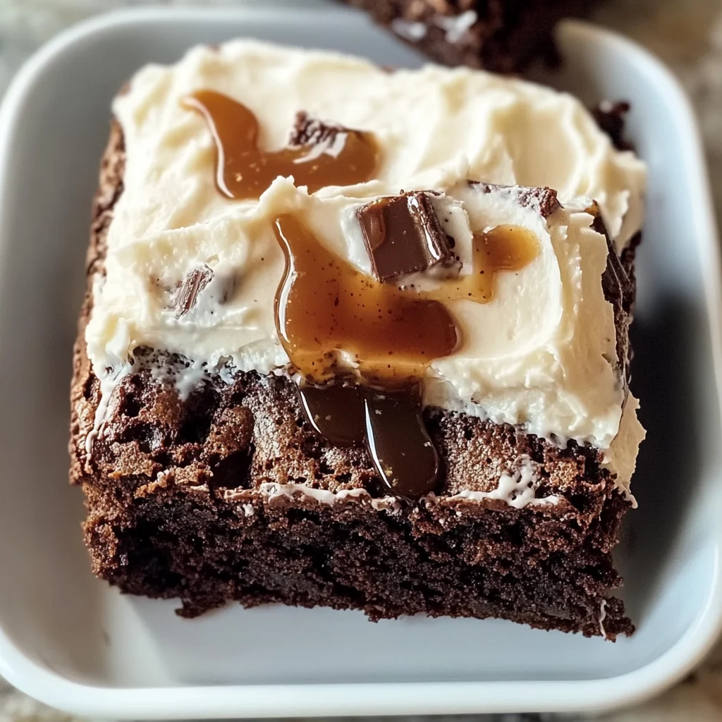 Gooey Root Beer Float Brownies - theamazingfood