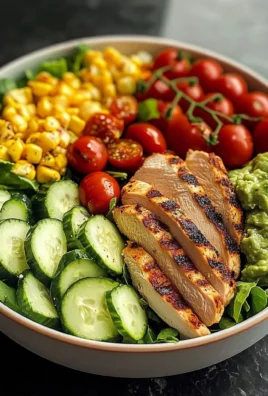 Grilled Chicken Power Bowl with Guac & Veggies