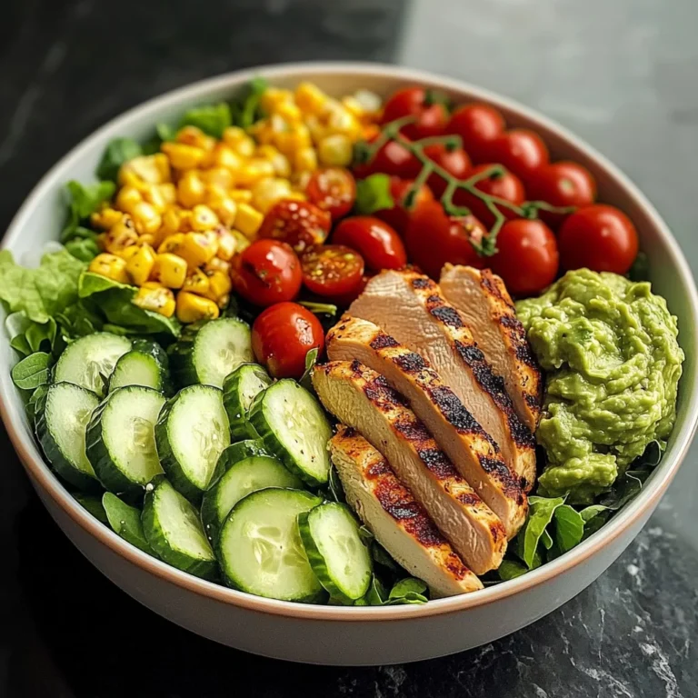 Grilled Chicken Power Bowl with Guac & Veggies