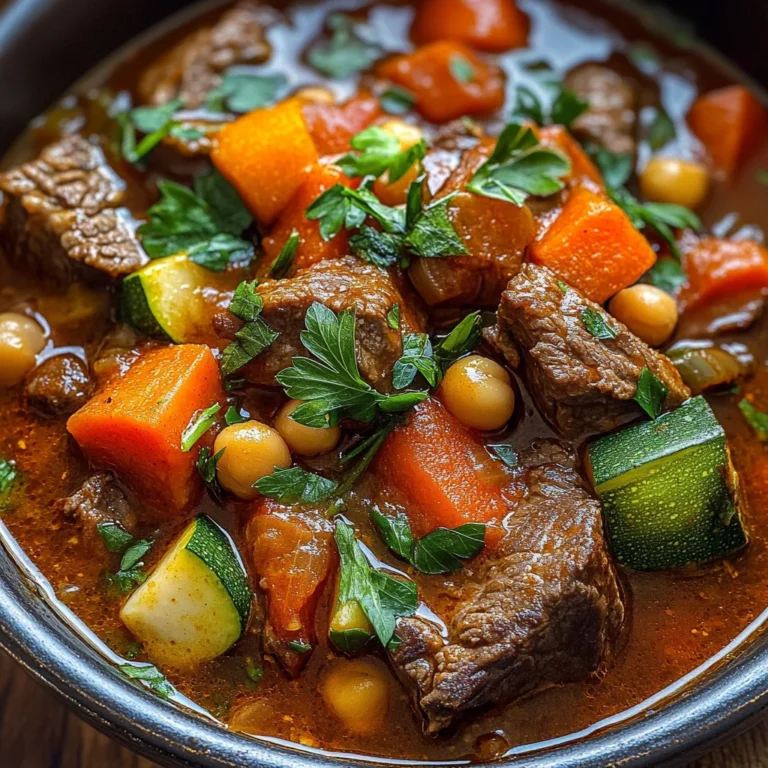 Moroccan Spiced Beef Stew