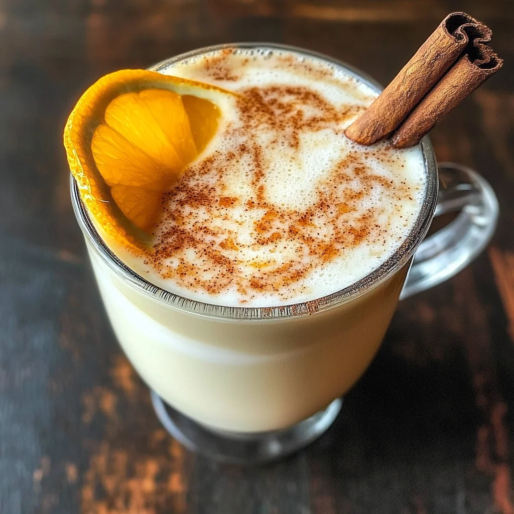 Orange Cinnamon Milk Tea