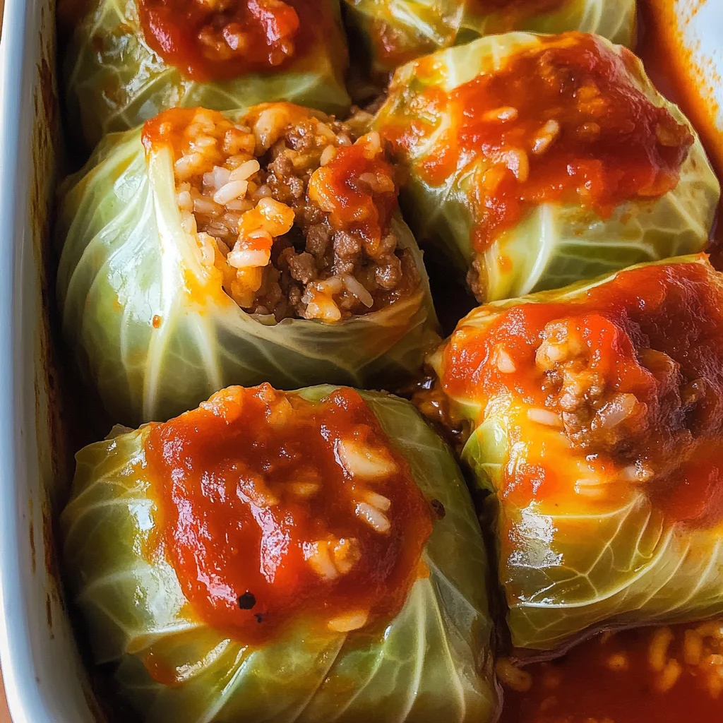 Polish Cabbage Rolls (baked in the oven)