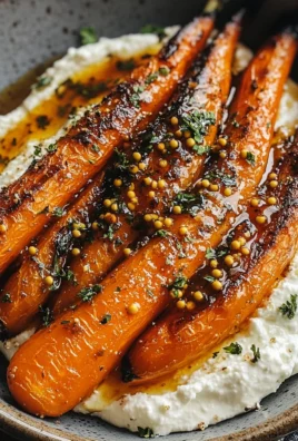 Roasted Carrots with Whipped Ricotta & Hot Honey