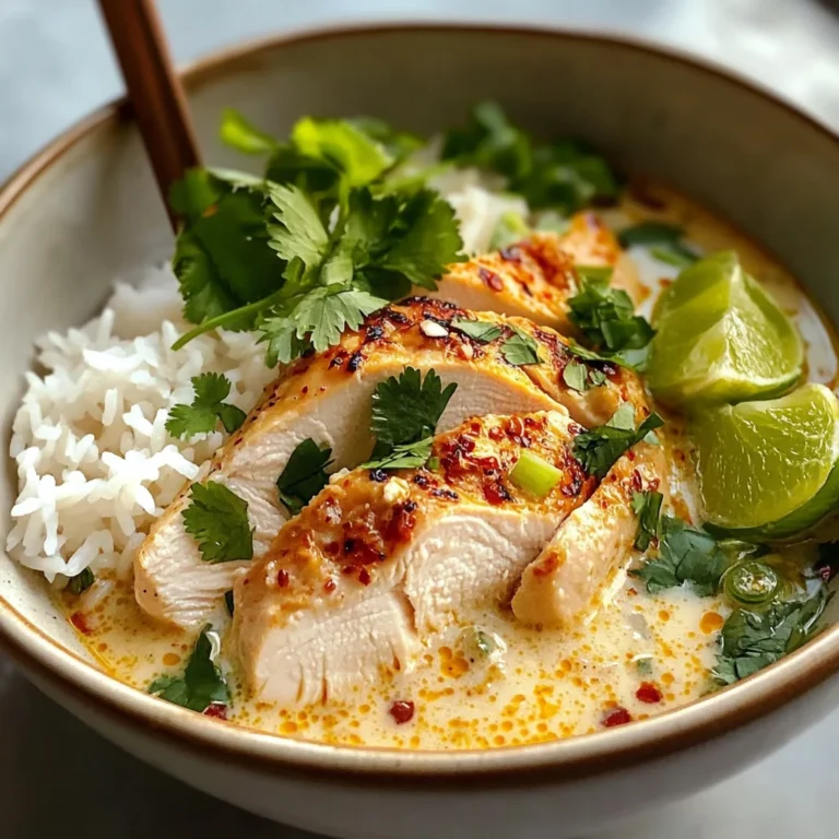 Savory Coconut Chicken Brothy Rice for Cozy Nights