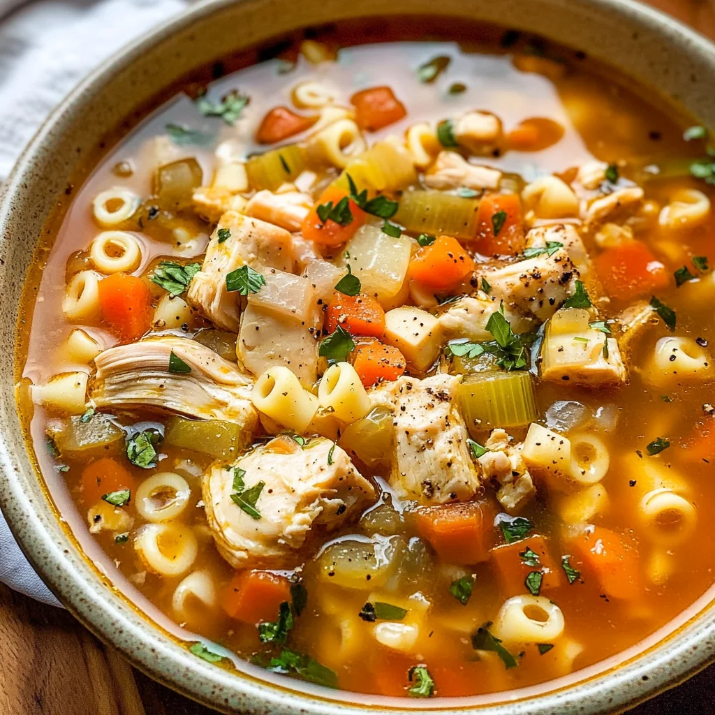 Sicilian Chicken Soup