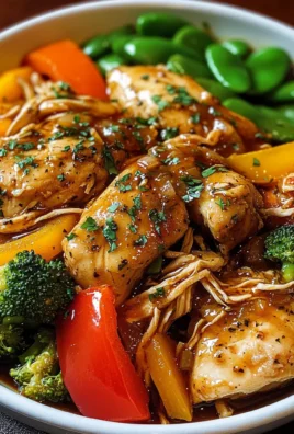 Slow Cooker Honey Garlic Chicken And Veggies Recipe