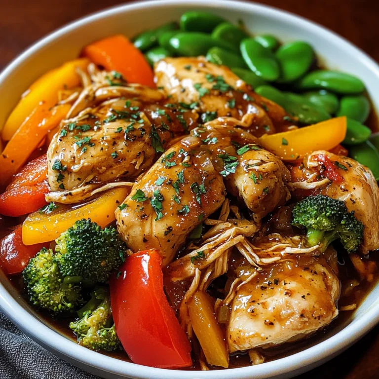 Slow Cooker Honey Garlic Chicken And Veggies Recipe
