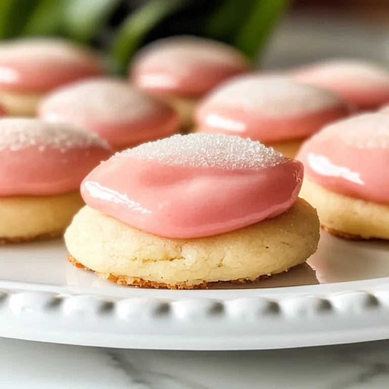 Strawberry Lemonade Melt Away Cookies