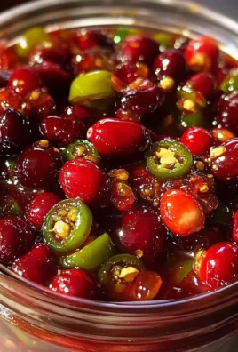 Sweet & Spicy Cranberry Jalapeño Cowboy Candy:1Amazing Treat
