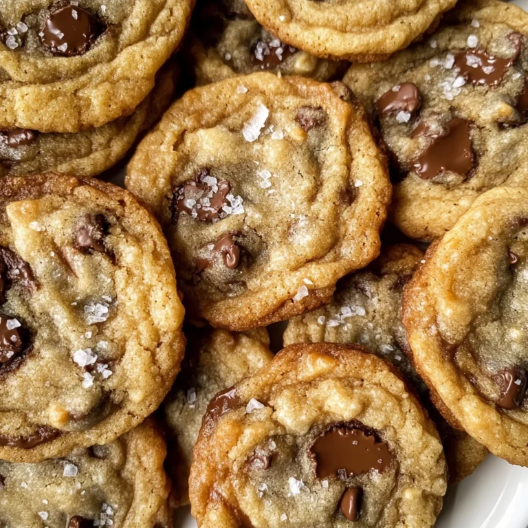 The Best Chewy Salted Caramel Chocolate Chip Cookies