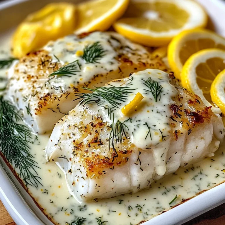 lemon dill baked cod